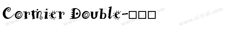 Cormier Double字体转换